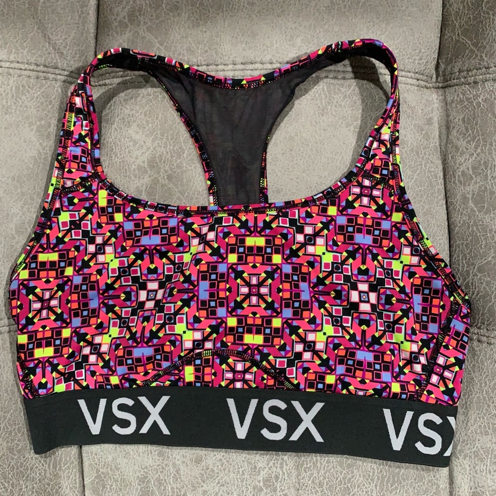VSX Racerback Lightly lined Sports Bra Size Medium